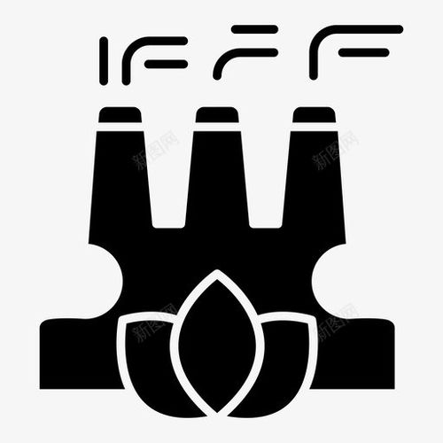 工厂生态能源图标 免费下载，为网页与电商平面设计注入创意素材